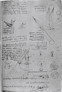 Astronomical Diagrams, from the Codex Leicester, 1508-12